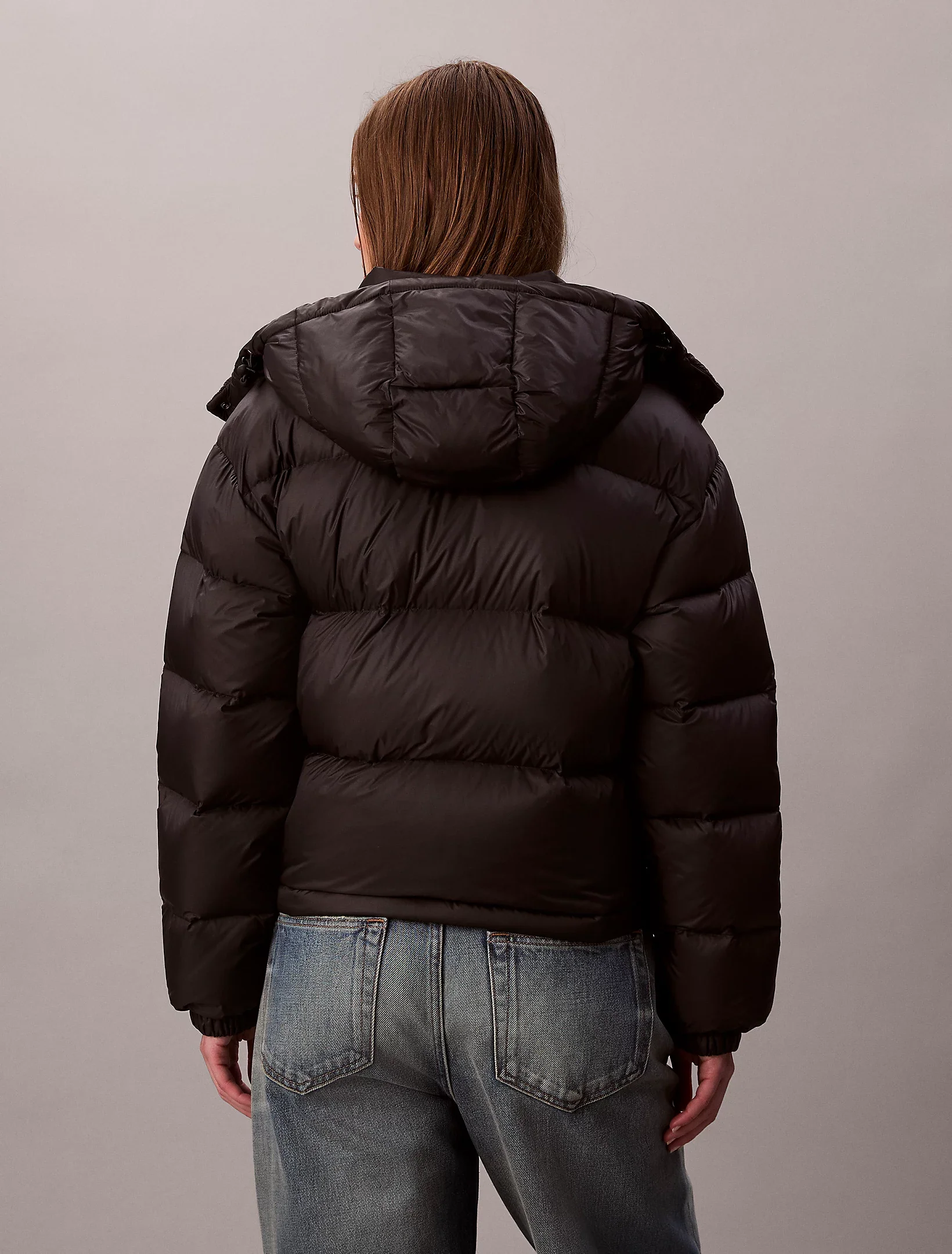 Calvin Klein Jeans naisten untuvatakki, ESSENTIAL MIDWEIGHT PUFFER JACKET Musta - Image 3