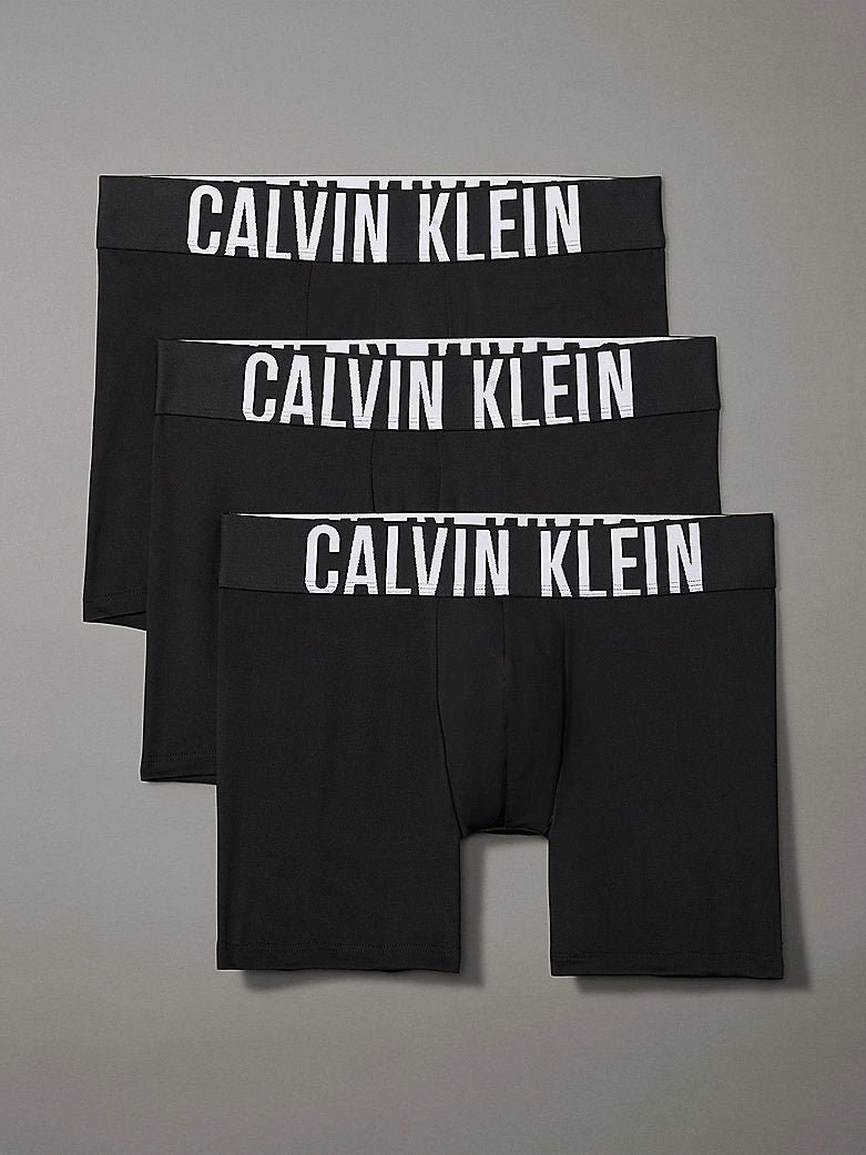 Calvin Klein Miesten Bokserit 3-Pack, BOXER BRIEF MICROMA INTENSE POWER Musta - Image 3