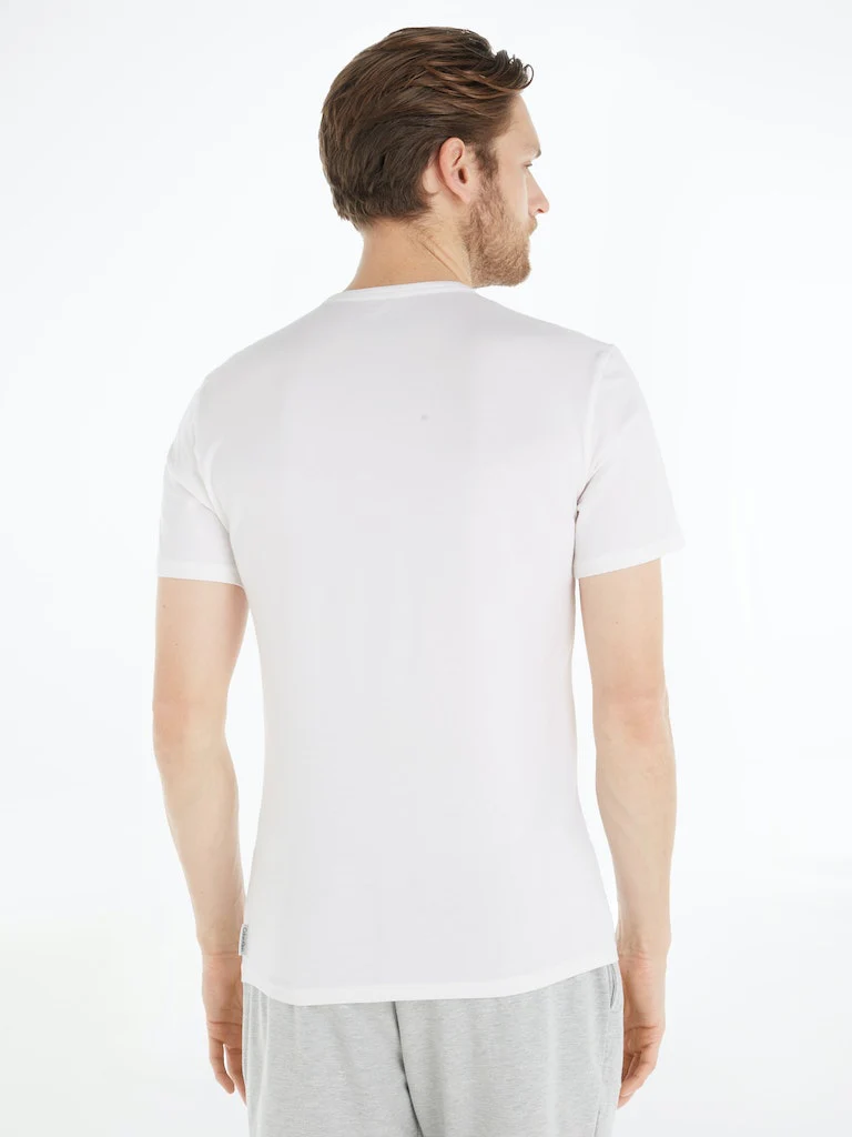 Calvin Klein Miesten T-paita, 2P SS CREW T-SHIRT NOS Valkoinen - Image 2