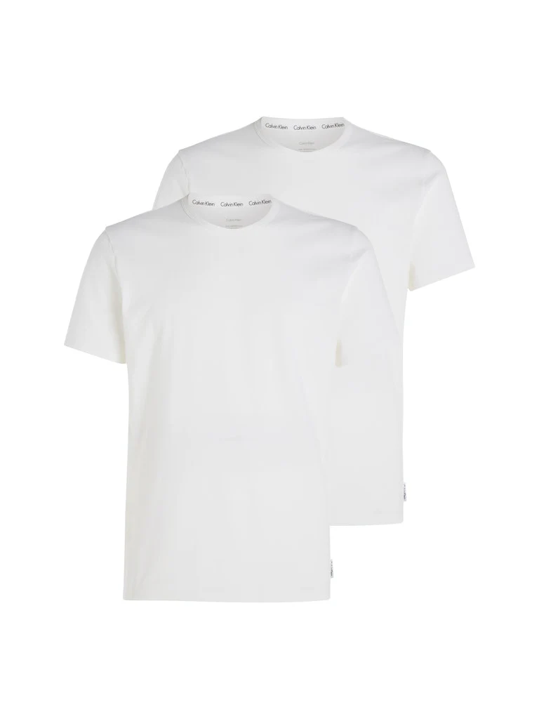 Calvin Klein Miesten T-paita, 2P SS CREW T-SHIRT NOS Valkoinen - Image 4