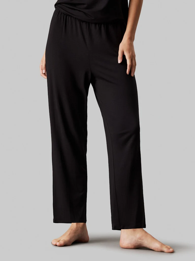 Calvin Klein Naisten Pyjamahousut, CK PANT MODAL Musta - Image 3