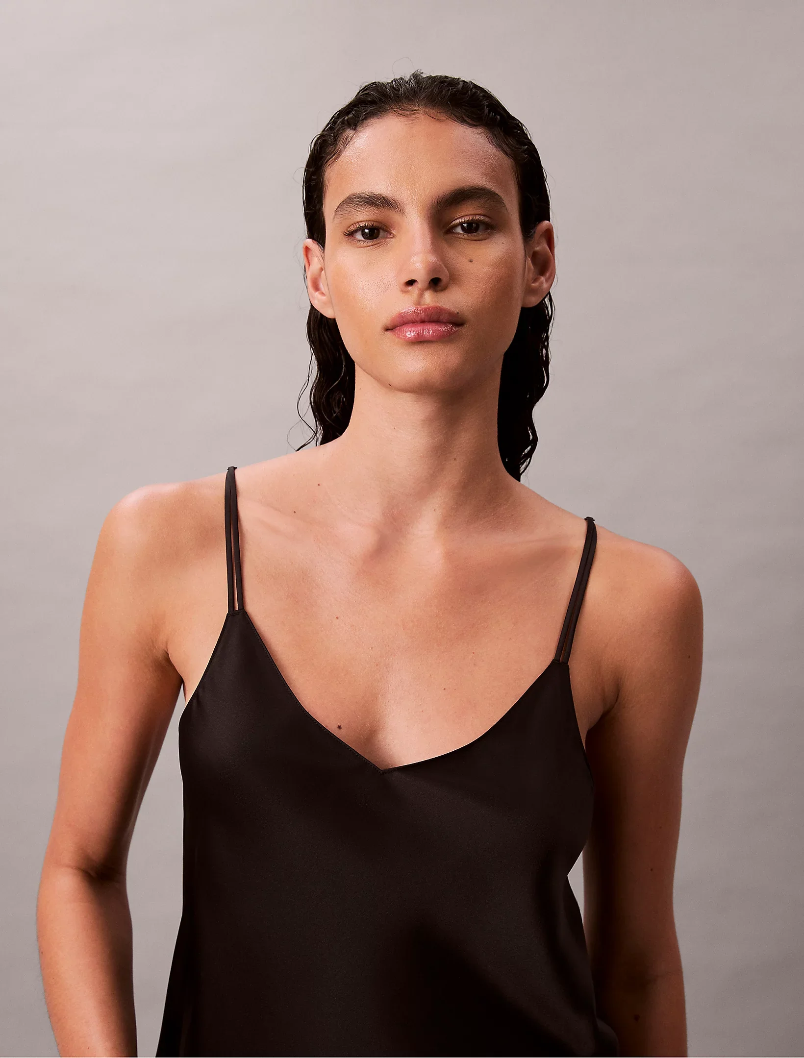 Calvin Klein naisten shortsit, CAMI SHORT SET Musta - Image 2