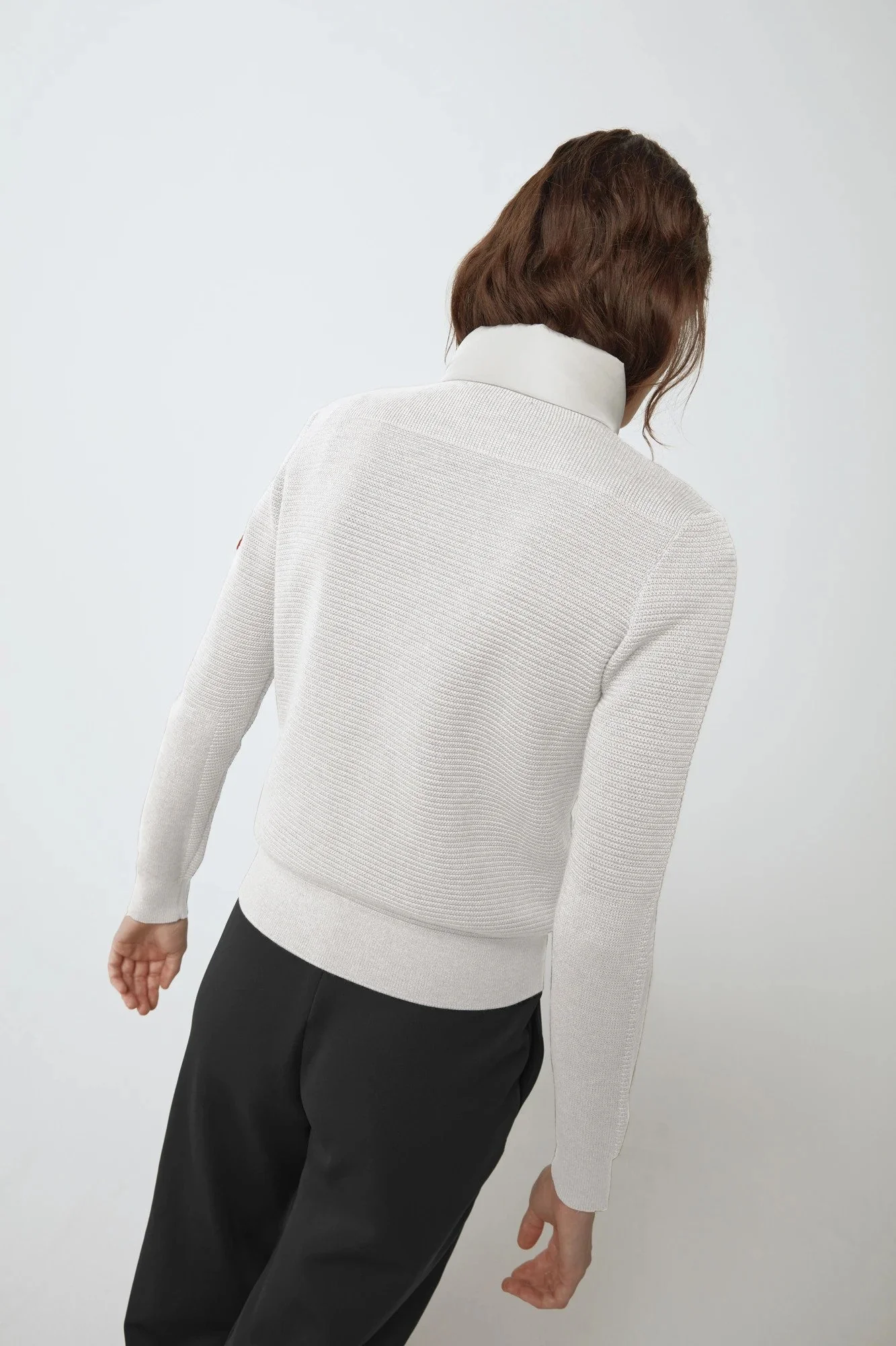Canada Goose Naisten Kevytuntuvatakki, HYBRIDGE KNIT JACKET Luonnonvalkoinen - Image 2