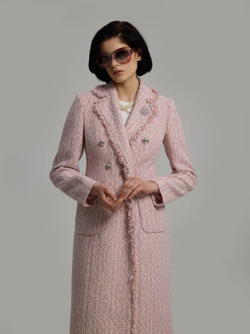Andiata bleiserimekko Caren Coat, vaaleanpunainen - Image 3