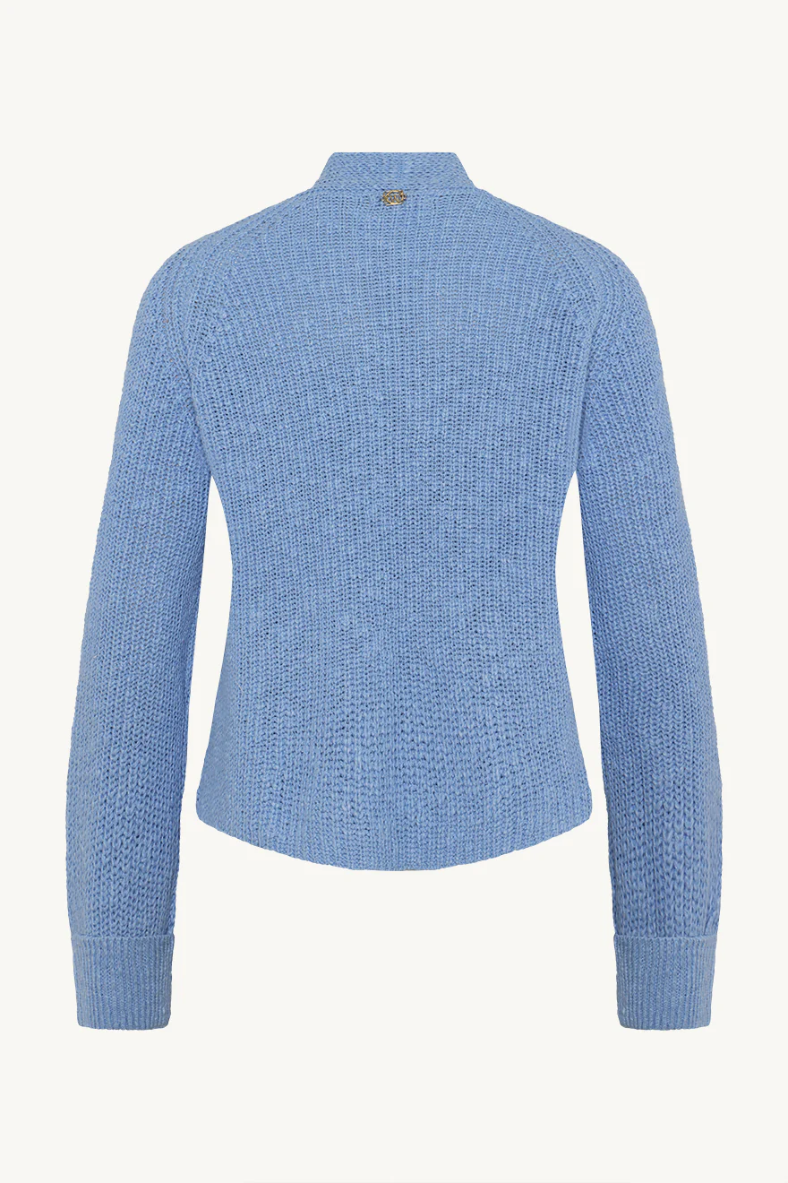 Claire Naisten neuletakki Celine Cardigan, keskisininen - Image 2