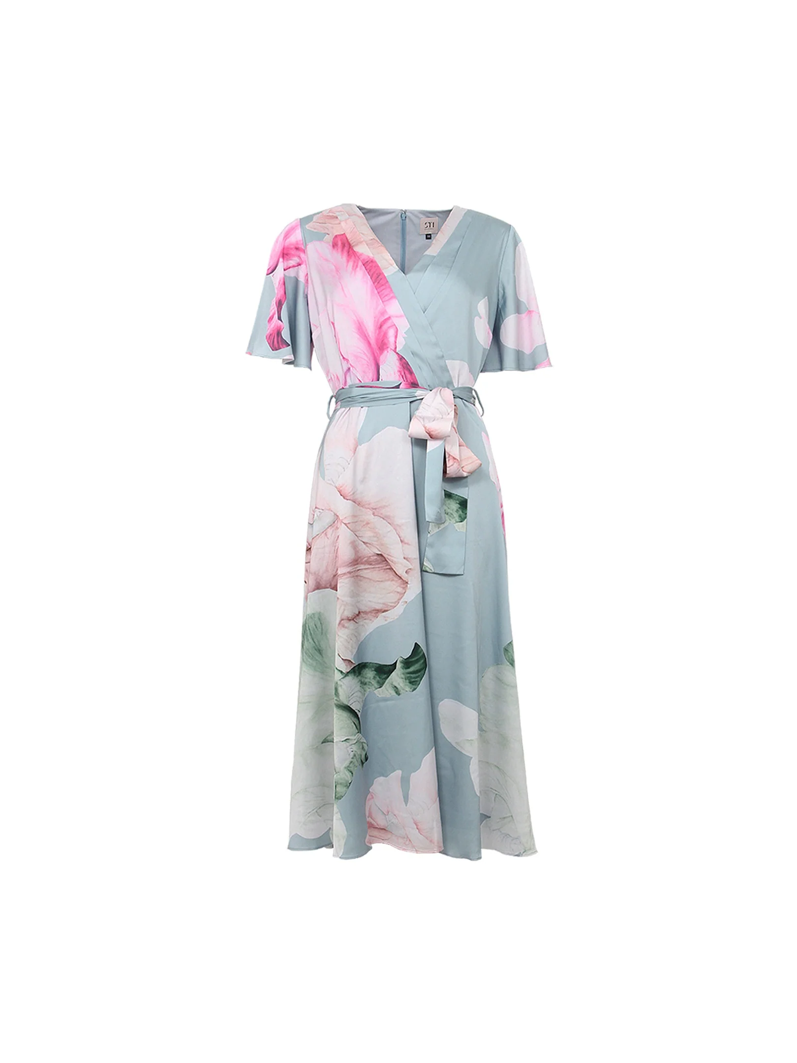 S.T.I mekko Cendra Print Dress, vihreä kuosi