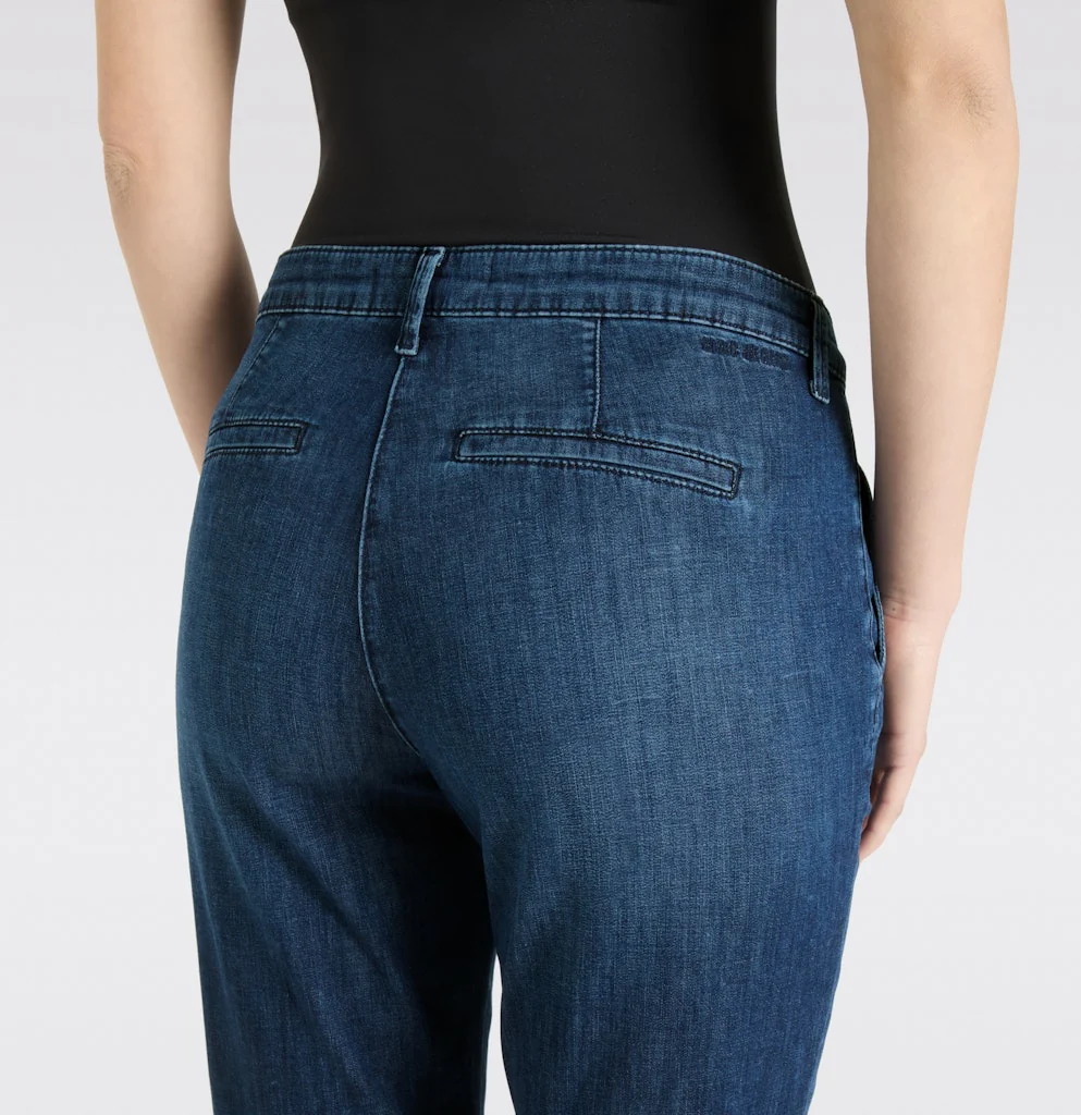 Mac naisten farkut Chino Turn Up, sininen indigo - Image 11