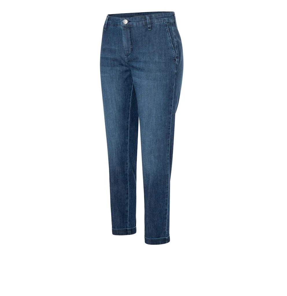 Mac naisten farkut Chino Turn Up, sininen indigo - Image 6