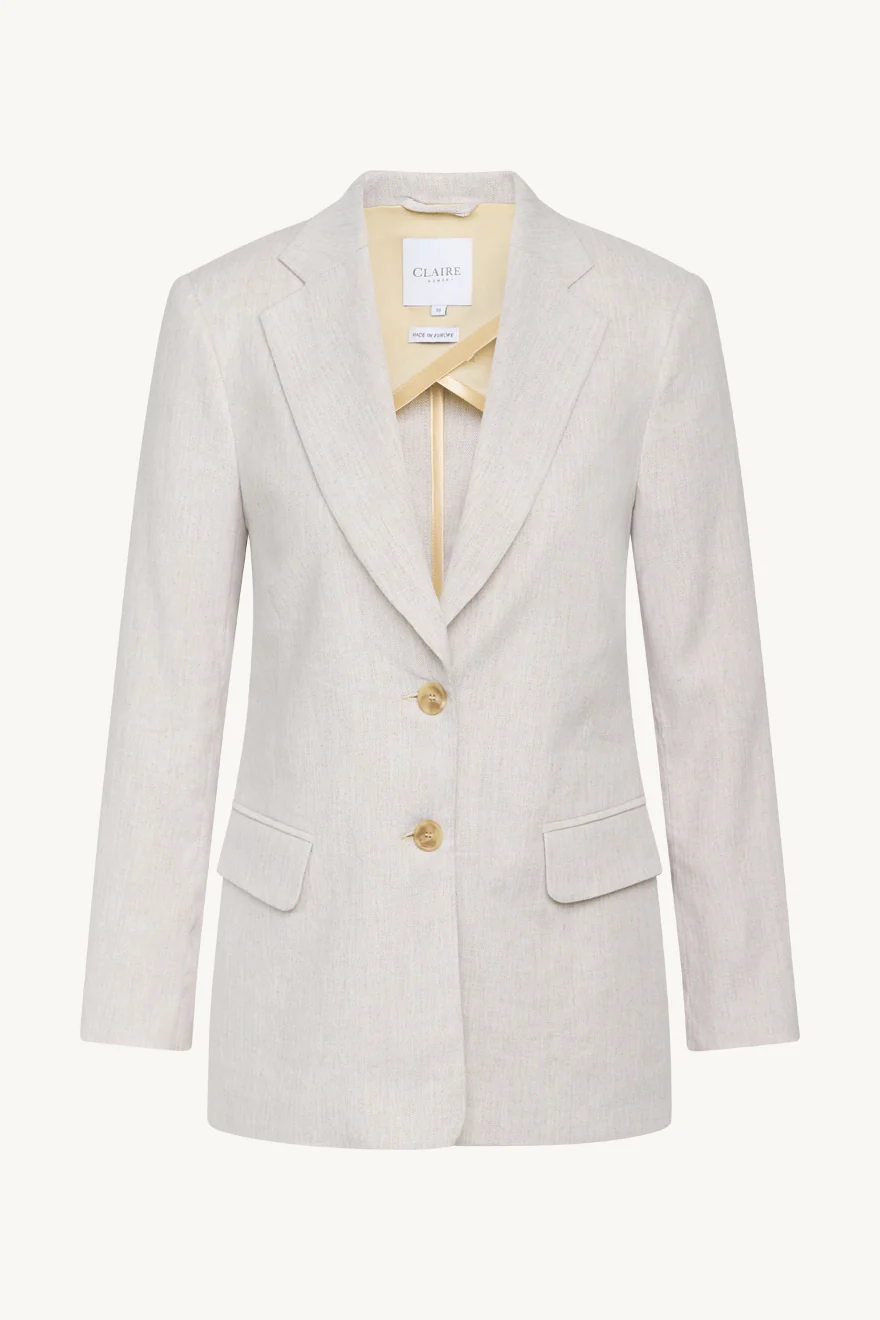Claire naisten bleiseri ELORA BLAZER Hiekka - Image 2