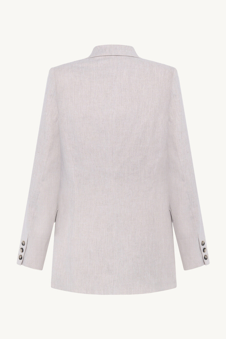 Claire, Naisten Bleiseri, Elora Blazer Hiekka - Image 2
