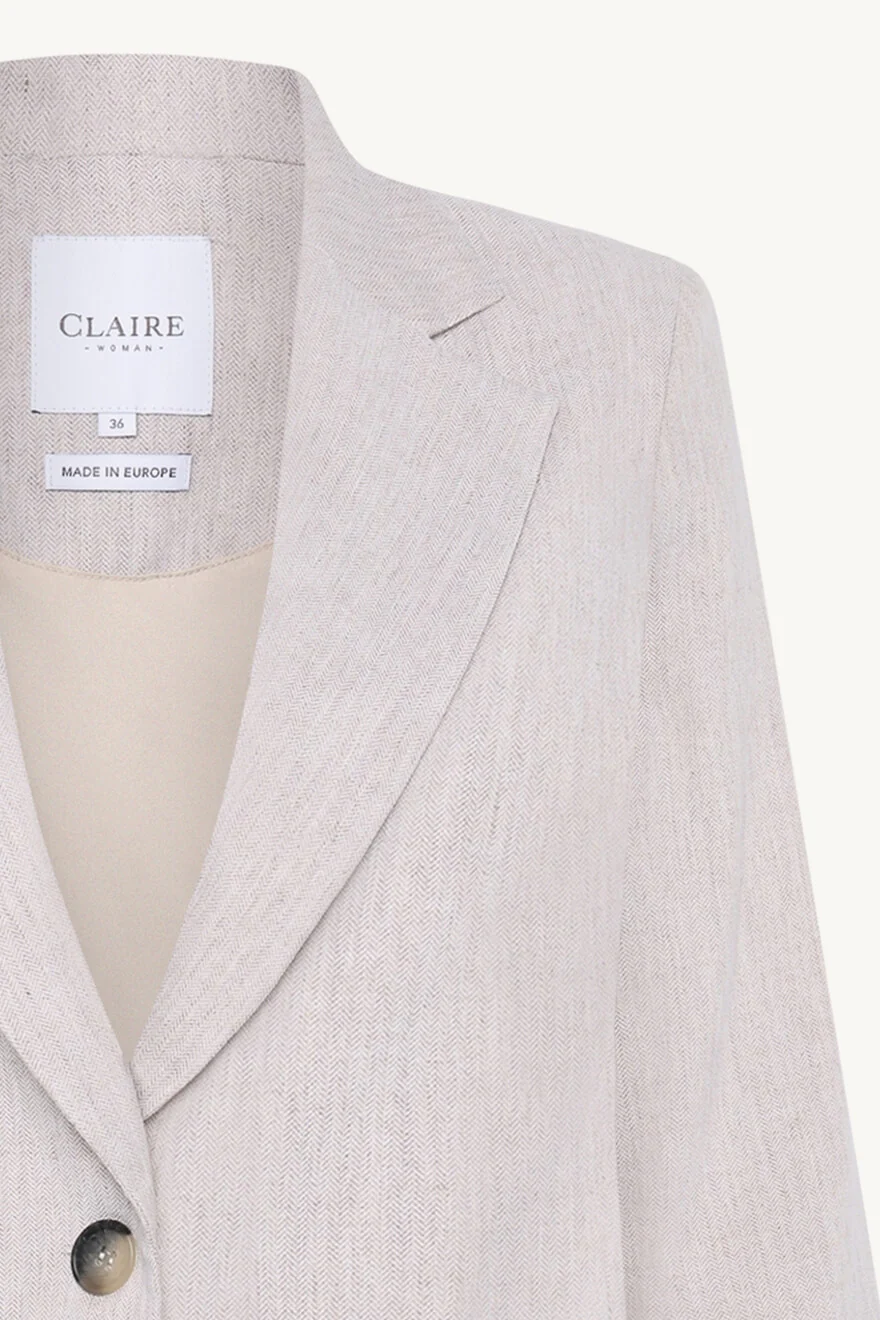Claire, Naisten Bleiseri, Elora Blazer Hiekka - Image 3