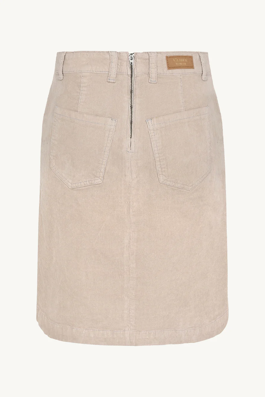 Claire naisten hame, NADIA SKIRT Vaalea Beige - Image 2