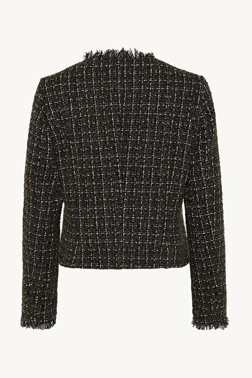 Claire naisten jakku, ELLIANA JACKET Musta Kuosi - Image 2