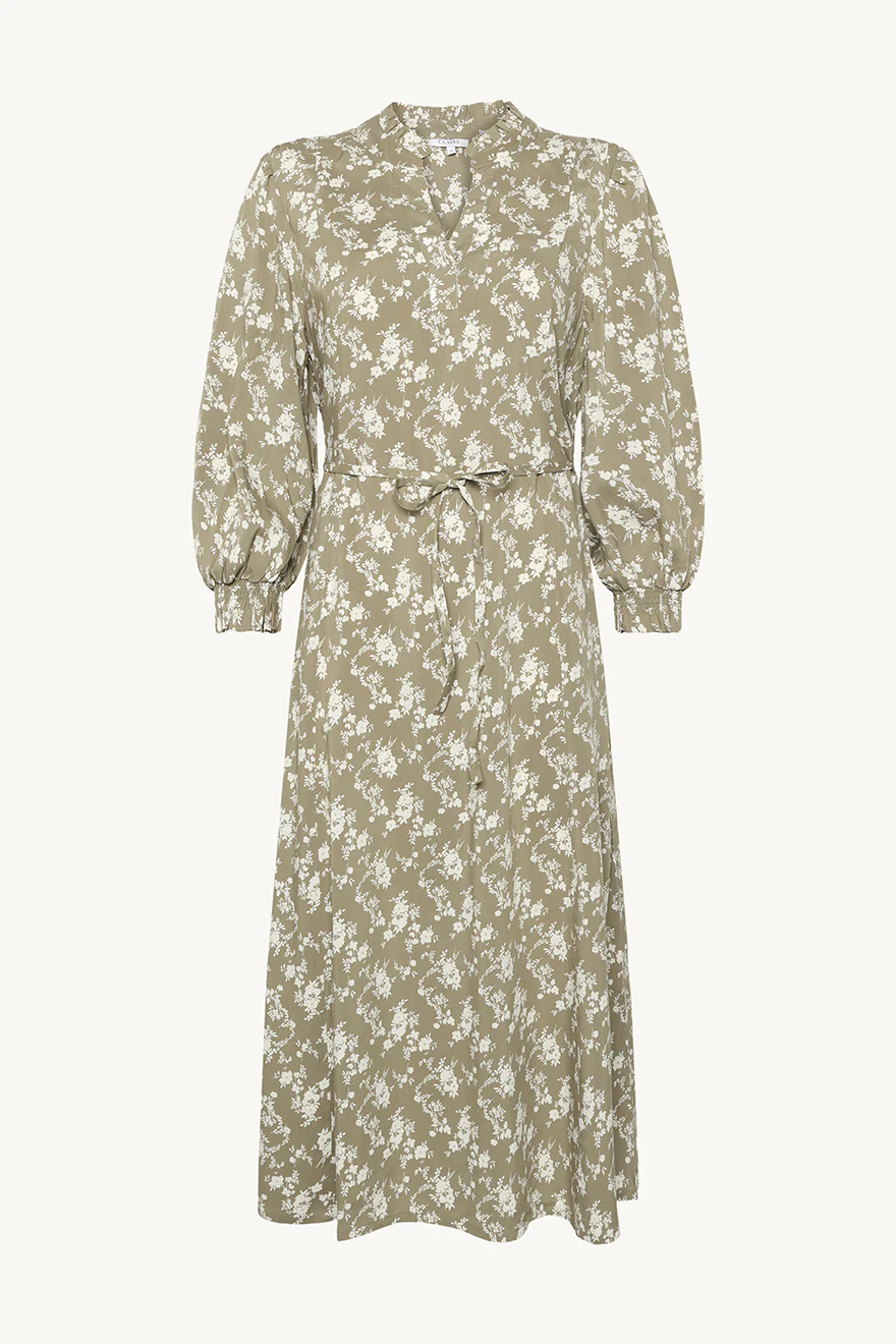 Claire naisten mekko, DAGMARA DRESS Vihreä Kuosi - Image 2
