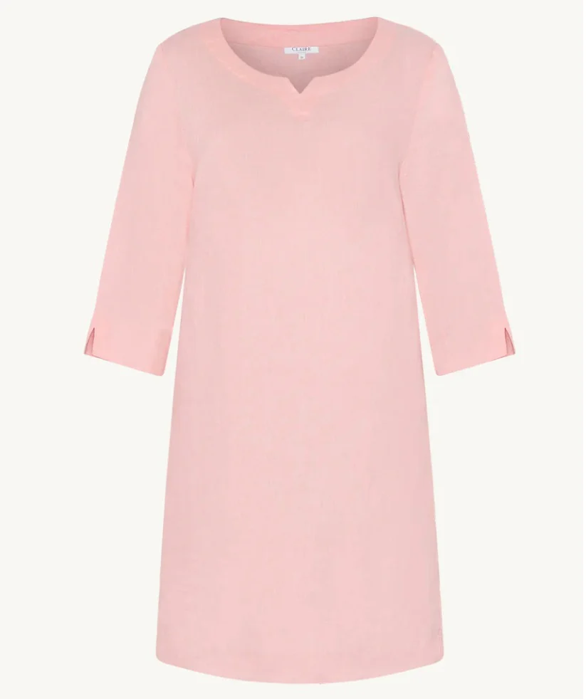 Claire Naisten Mekko, DIDDE DRESS Vaaleanpunainen