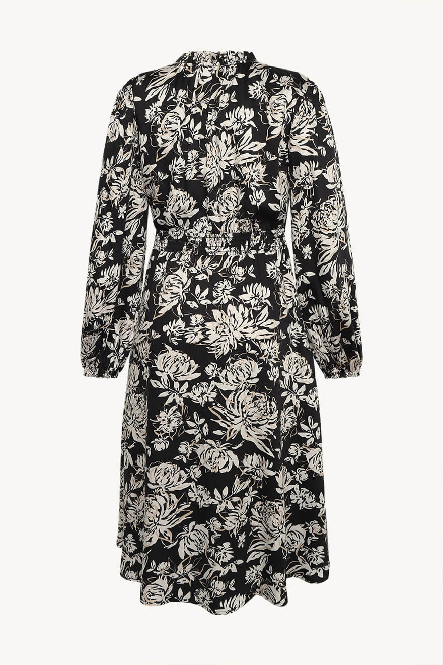 Claire Naisten Mekko, DOTTA DRESS Musta Kuosi - Image 2