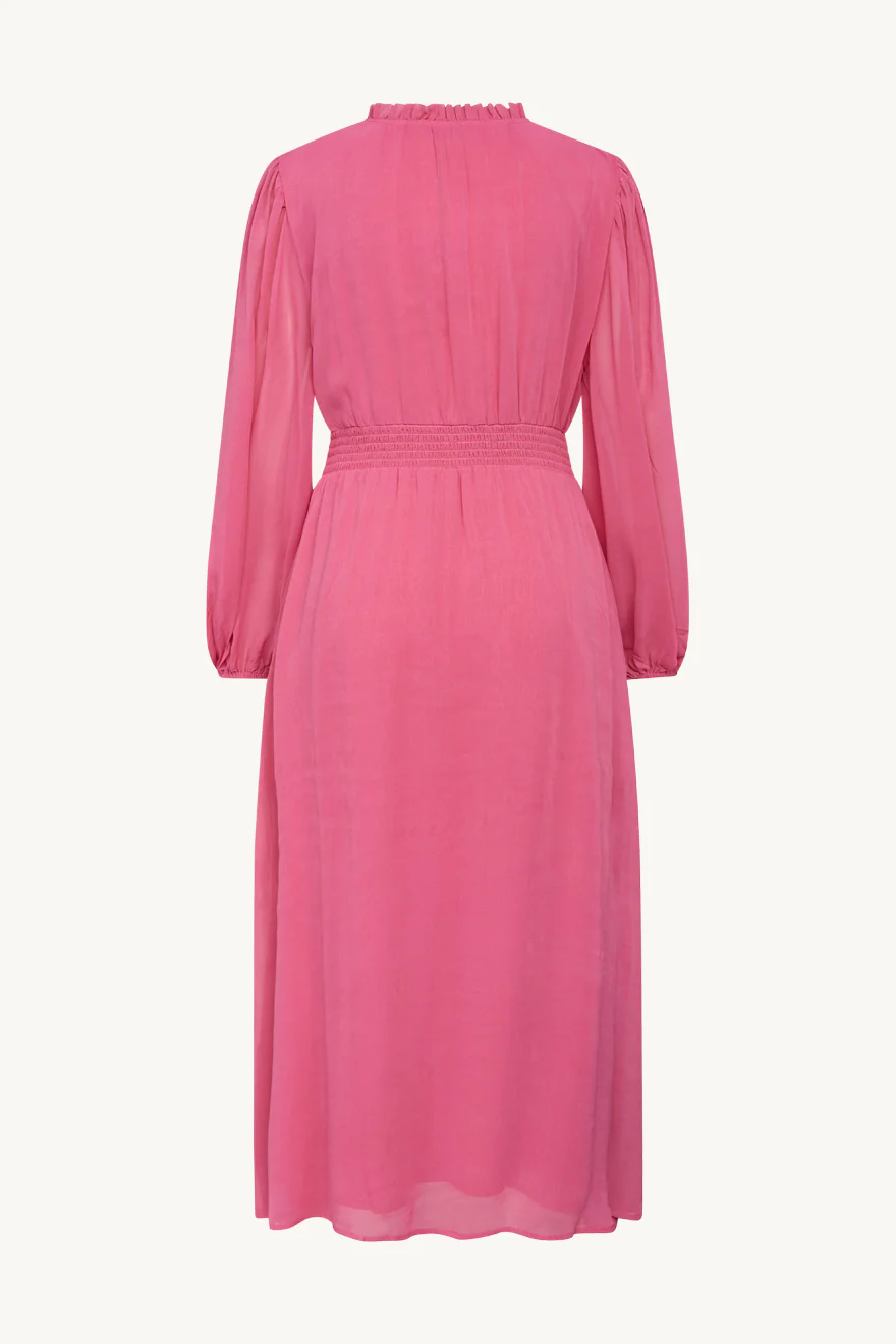 Claire Naisten Mekko, DOTTA VISCOSE DRESS Pinkki - Image 2