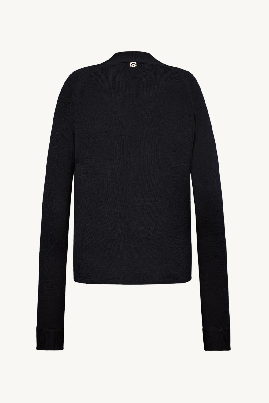 Claire Naisten Neule, CELINE CARDIGAN Musta - Image 2