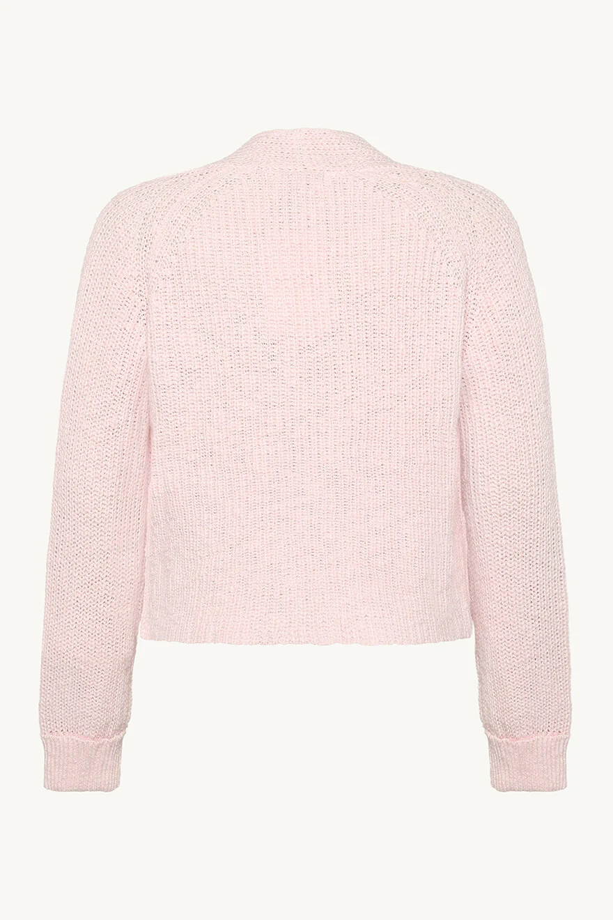Claire naisten neule, CELINE CARDIGAN Vaaleanpunainen - Image 2