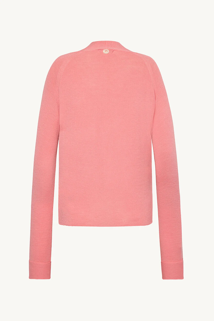 Claire Naisten Neuletakki, CELINE CARDIGAN 100% EASY CARE MERINO Koralli - Image 2