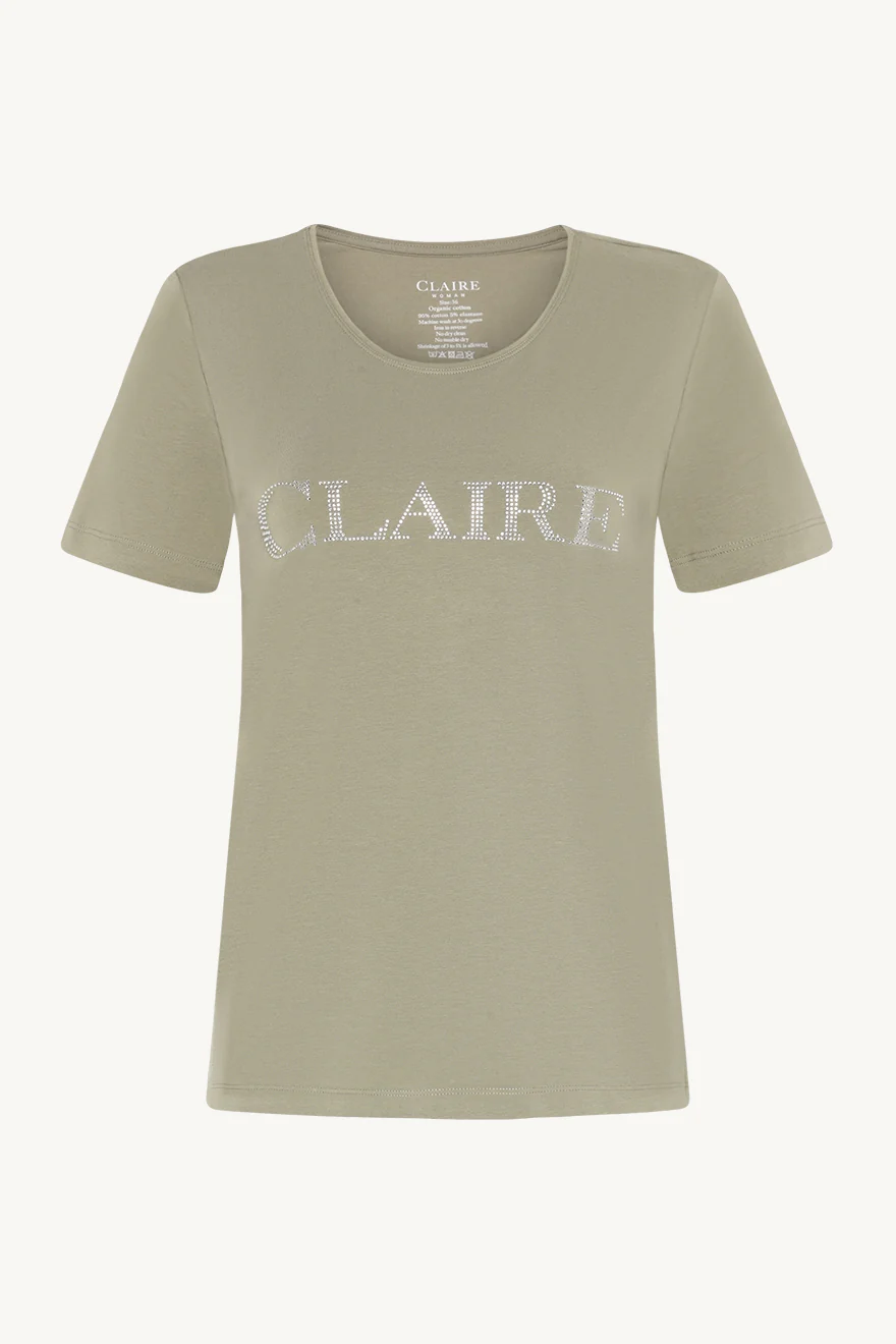 Claire Naisten T-paita ALANIS Khaki