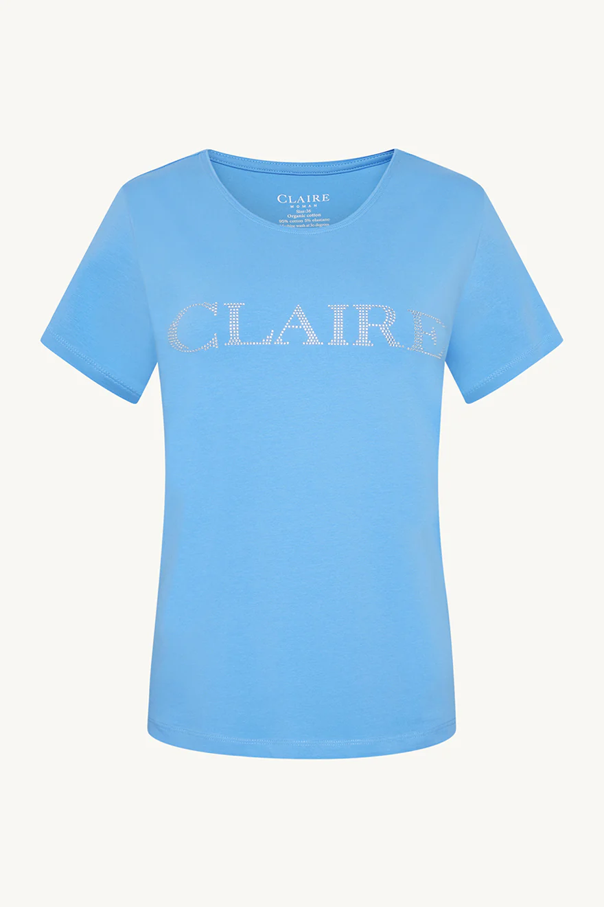 Claire, Naisten T-Paita, Allison Logo T-Paita Sininen