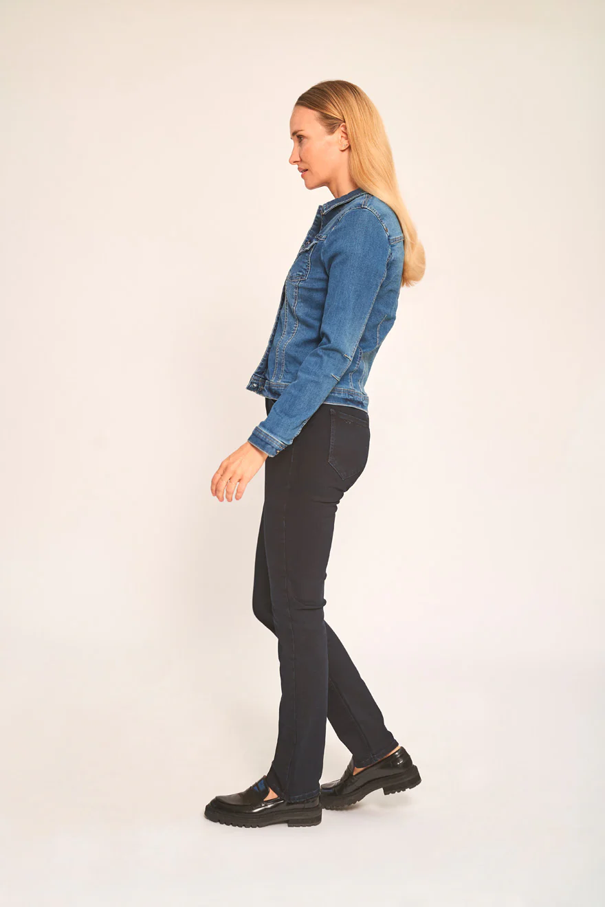 Claire Naisten Farkkutakki, ELAINE DENIM JACKET Sininen, Indigo - Image 6