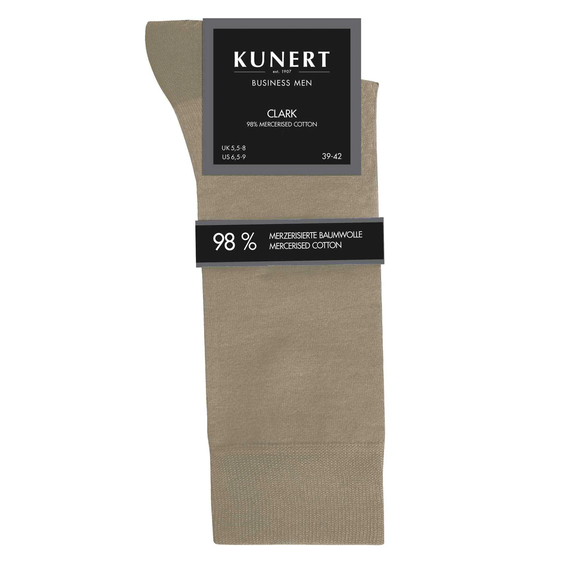 Kunert miesten pukusukat Clark meseroitu puuvilla, beige - Image 2