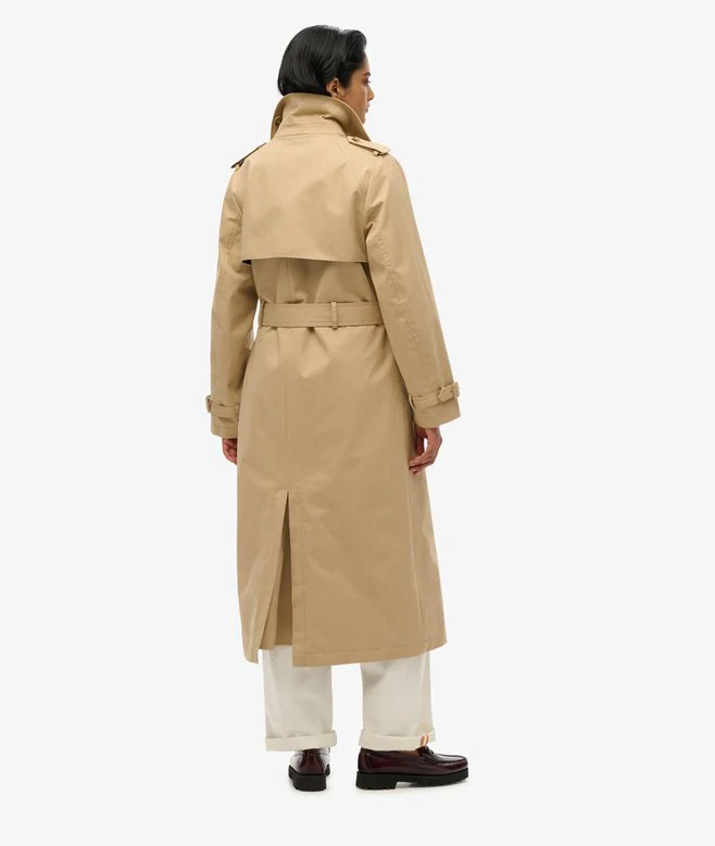 Superdry naisten trenssi Classic Trench Jacket, beige - Image 4