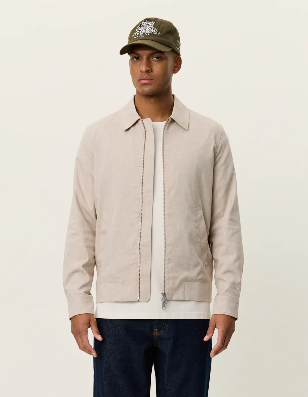 Les Deux Como Coach Slub Jacket BEIGE