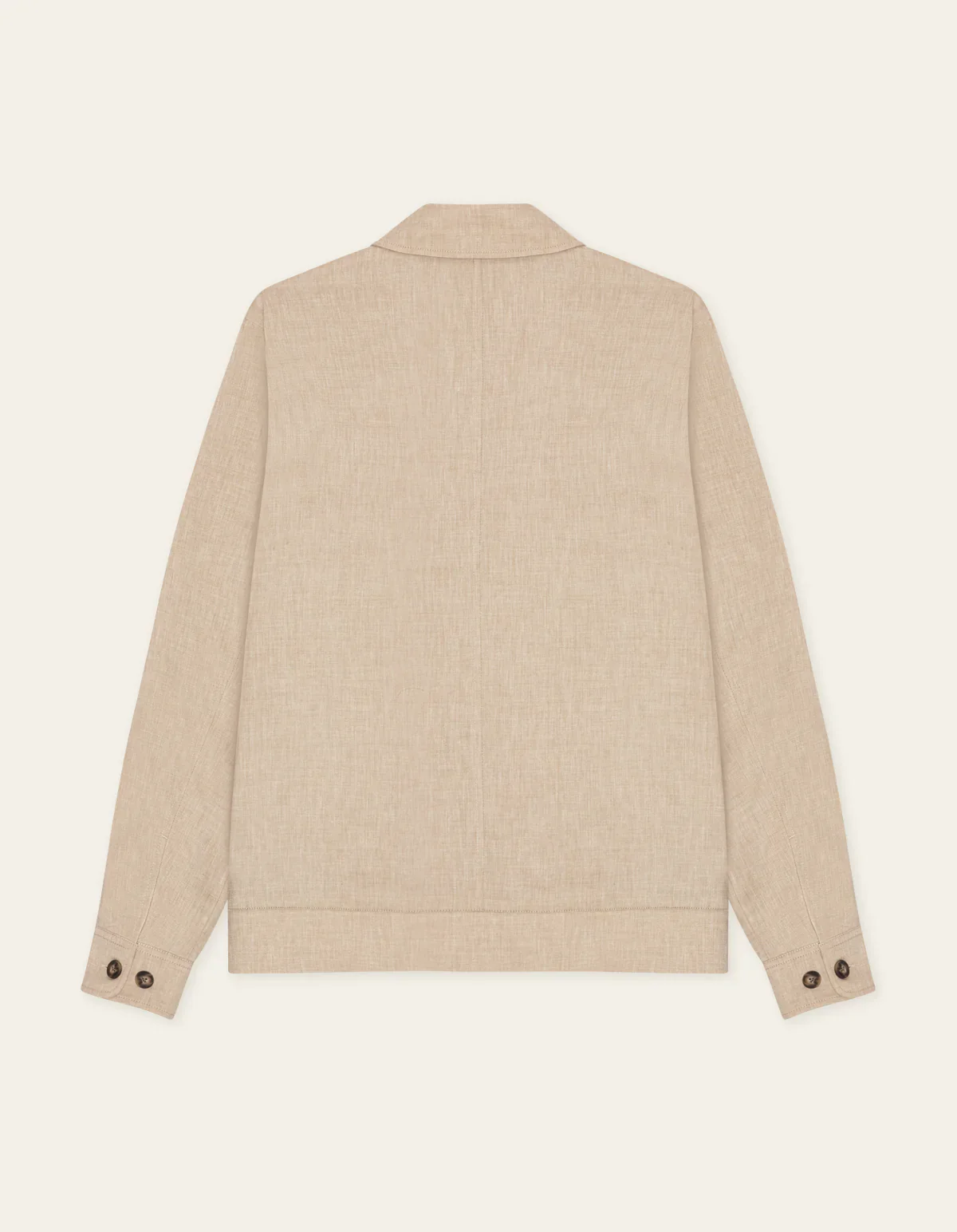 Les Deux Como Coach Slub Jacket BEIGE - Image 4