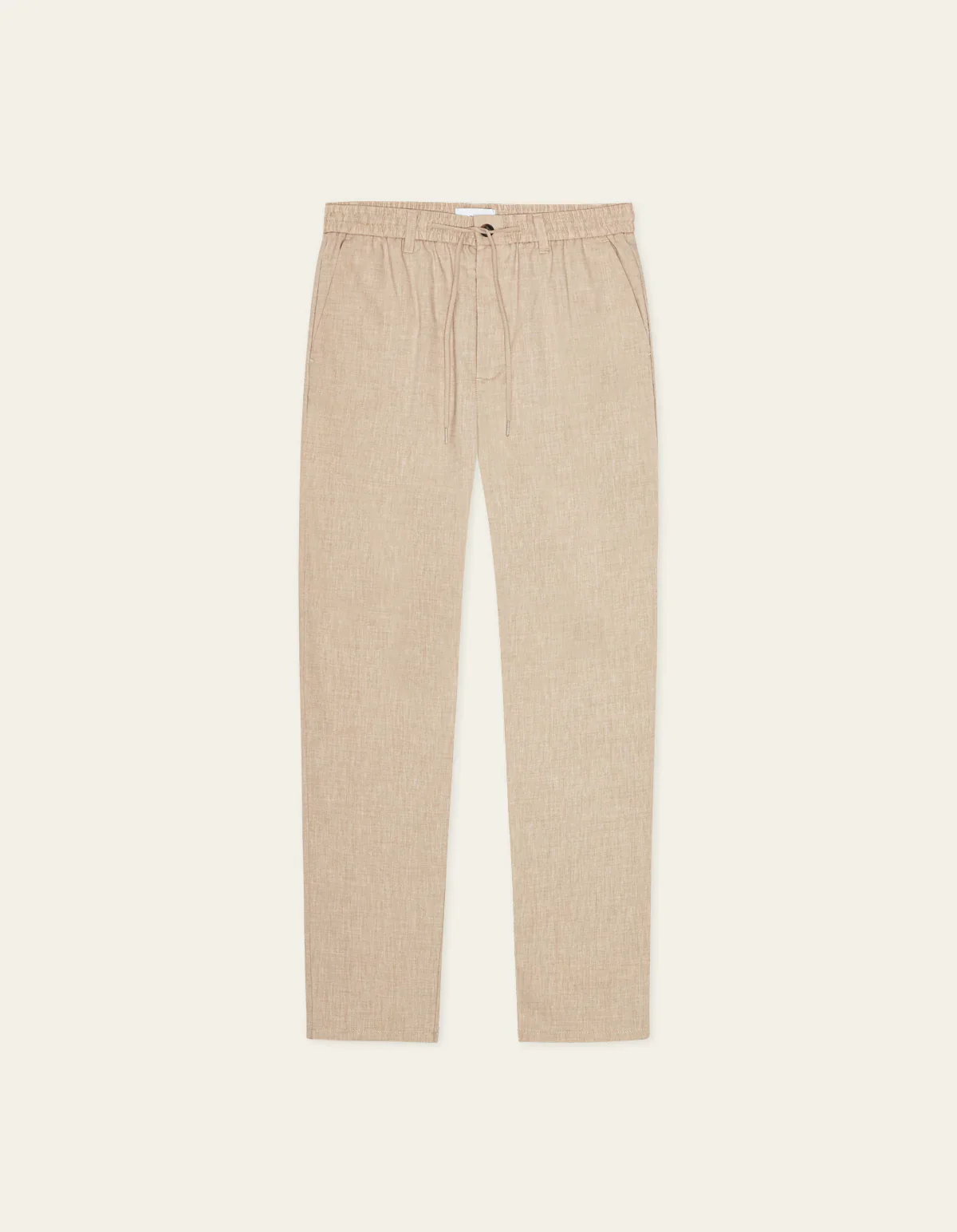 Les Deux miesten housut Como Tapered Slub Pants, beige - Image 3