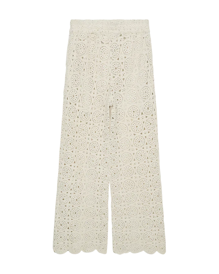 Copenhagen Muse naisten housut Crochet Pant, luonnonvalkoinen - Image 2