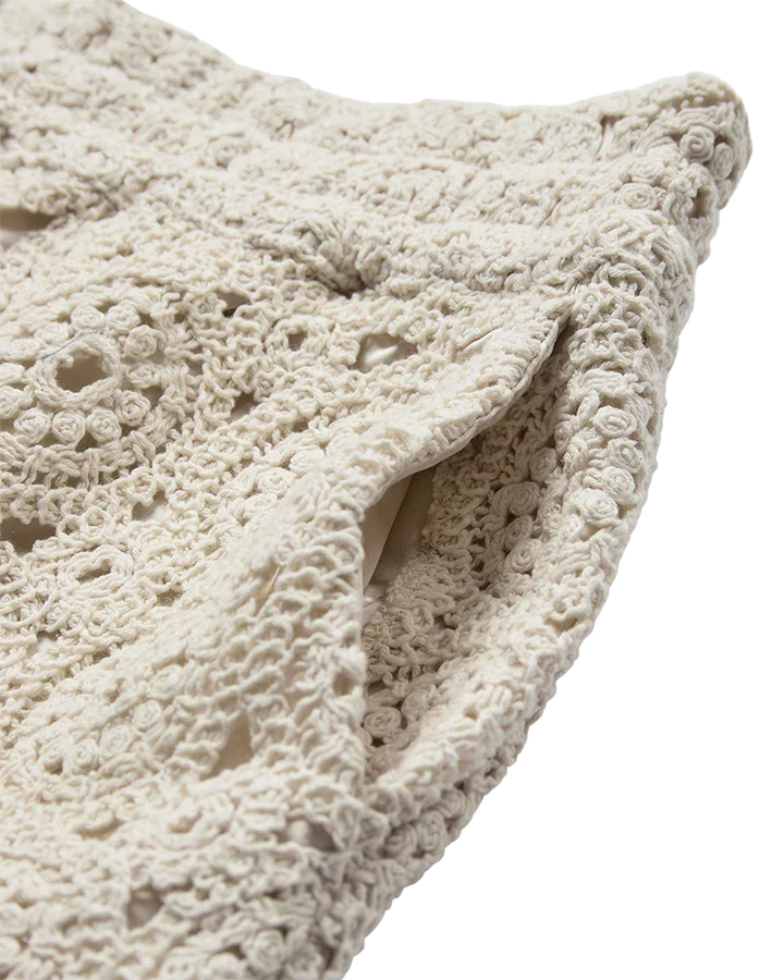 Copenhagen Muse naisten housut Crochet Pant, luonnonvalkoinen - Image 3