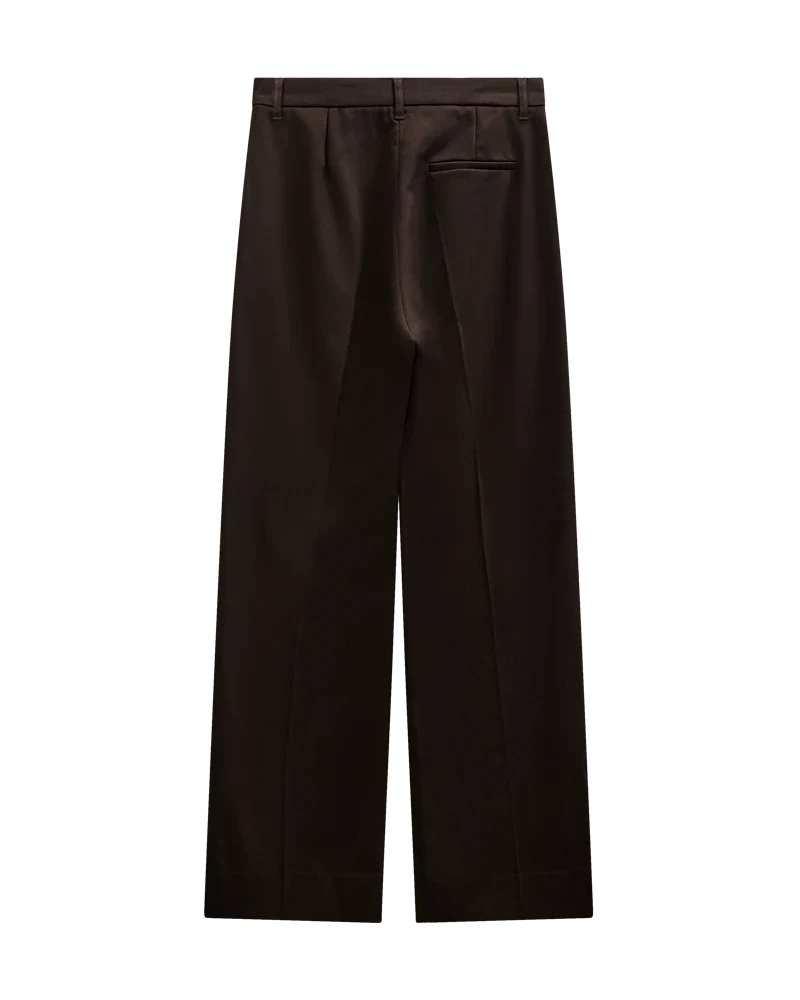 COPENHAGEN MUSE naisten housut, TAILOR PANT Tummanruskea - Image 2