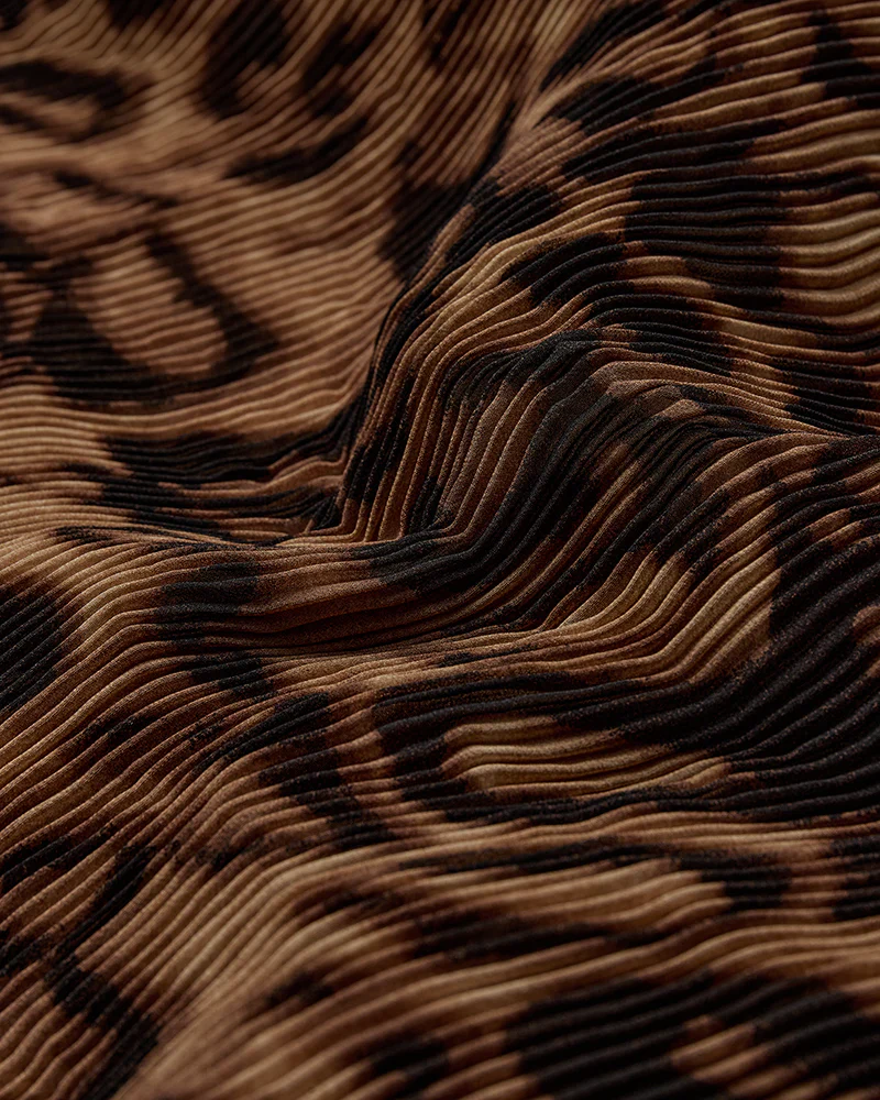 Copenhagen Muse naisten mekko Kira Dress, ruskea kuosi - Image 4