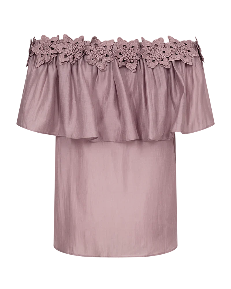Copenhagen Muse naisten pusero Molly Blouse, vaaleanpunainen - Image 3