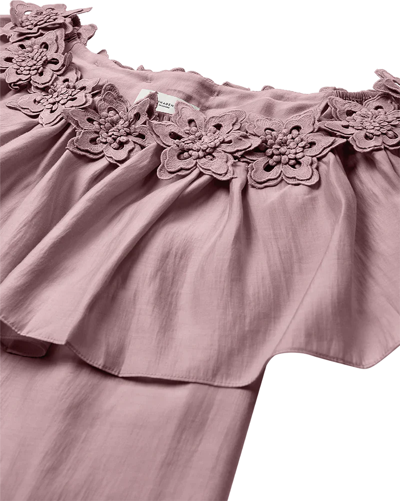 Copenhagen Muse naisten pusero Molly Blouse, vaaleanpunainen - Image 4