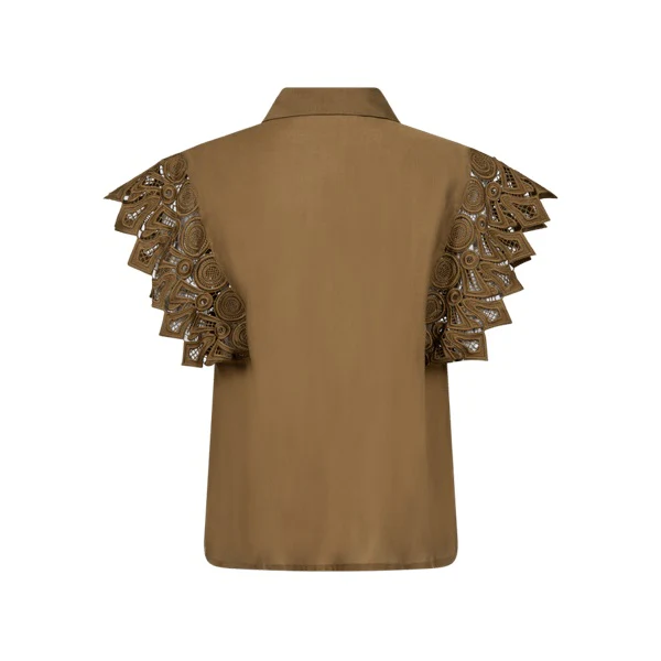 Copenhagen Muse naisten pusero Molly Shirt, armeijanvihreä - Image 2