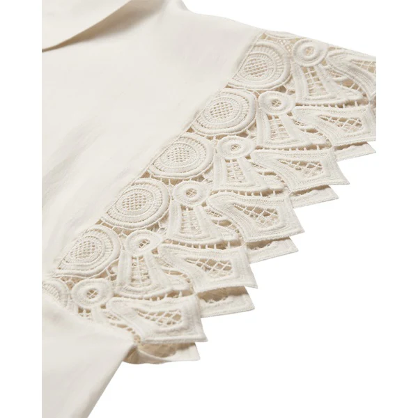 COPENHAGEN MUSE naisten pusero, MOLLY SHIRT Valkoinen - Image 3