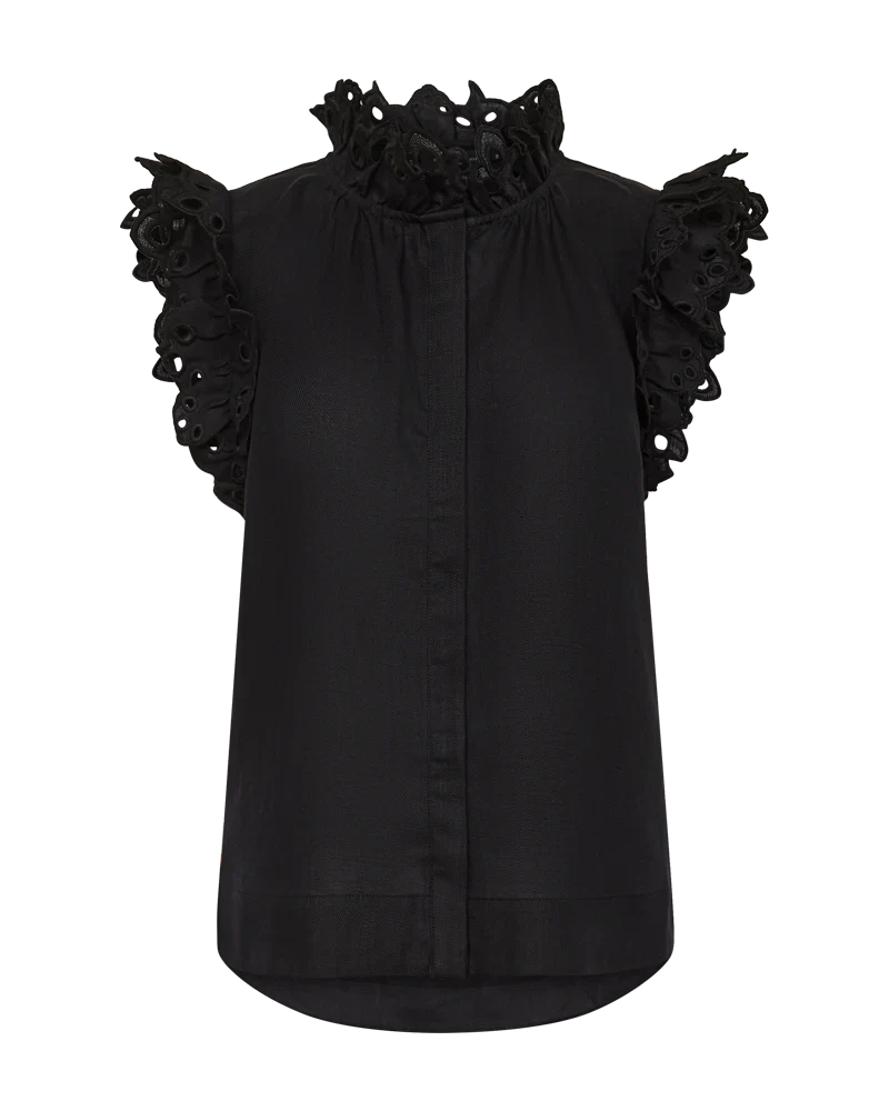 Copenhagen Muse naisten toppi Natuli Shirt, musta