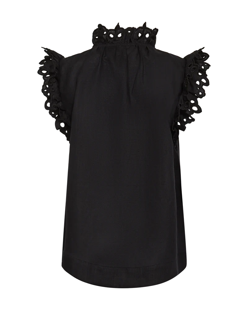Copenhagen Muse naisten toppi Natuli Shirt, musta - Image 2