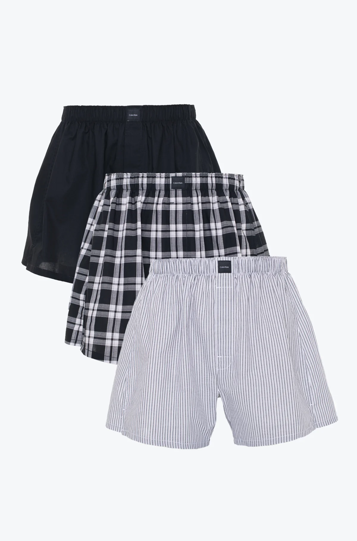 Calvin Klein miesten bokserit Cotton Boxers 3 Pack, tummansininen