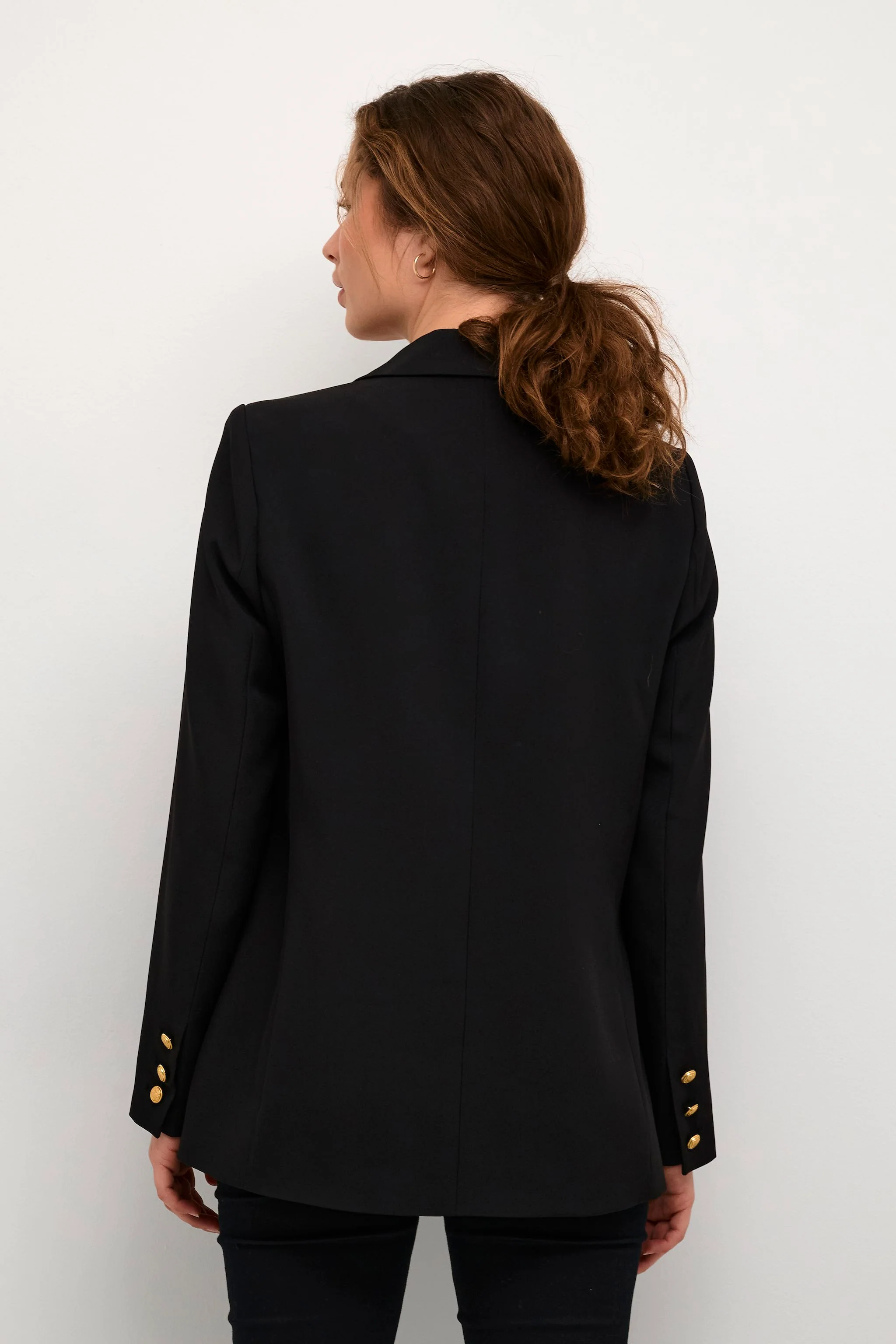 Culture Naisten Bleiseri, AD-EVA CLASSIC BLAZER Black - Image 2