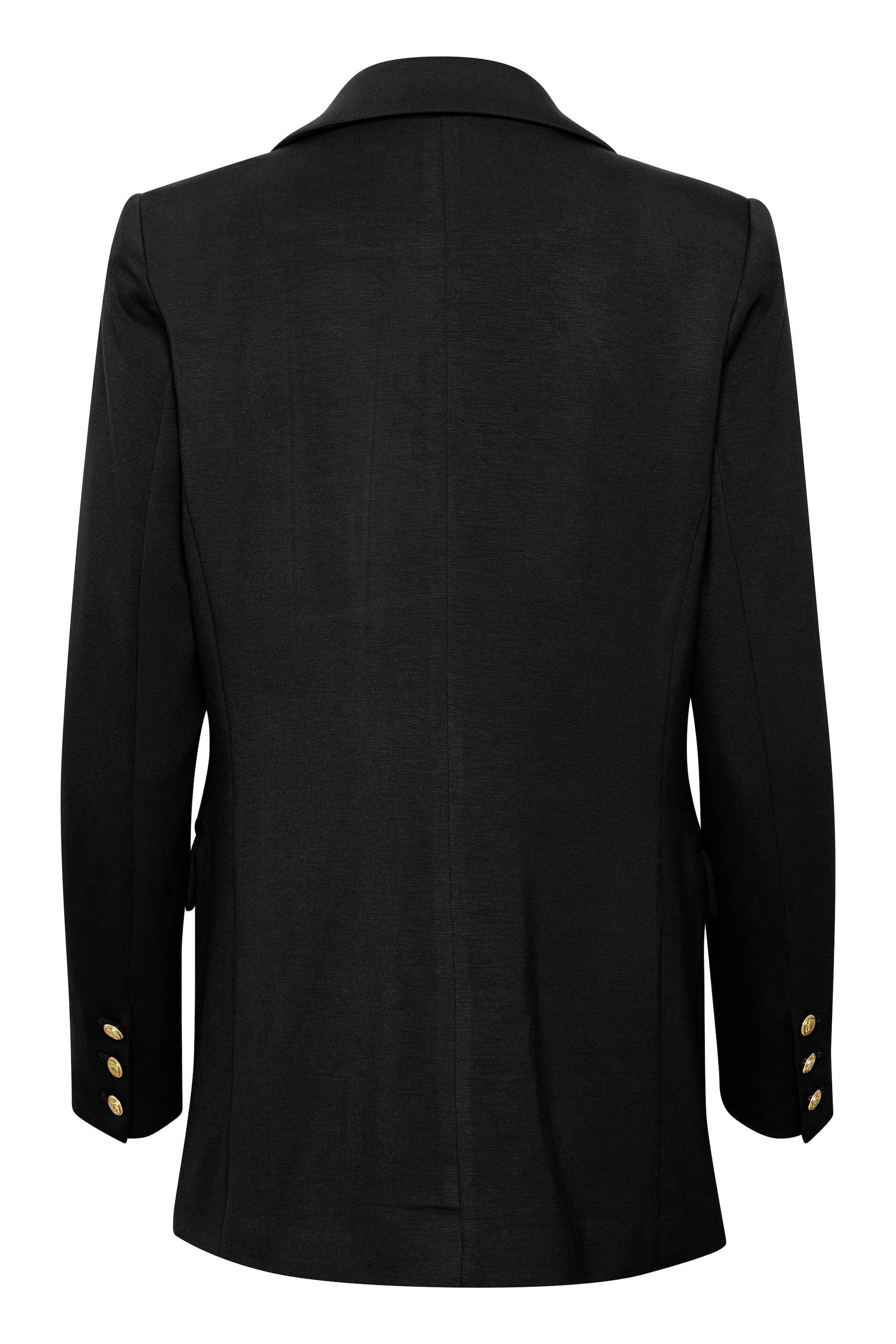 Culture Naisten Bleiseri, AD-EVA CLASSIC BLAZER Black - Image 4