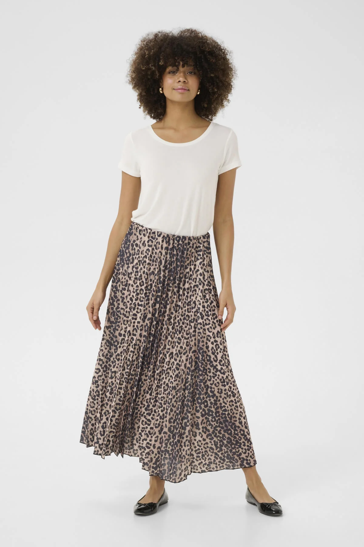 Culture naisten hame, CUELDA SKIRT Leopard - Image 3