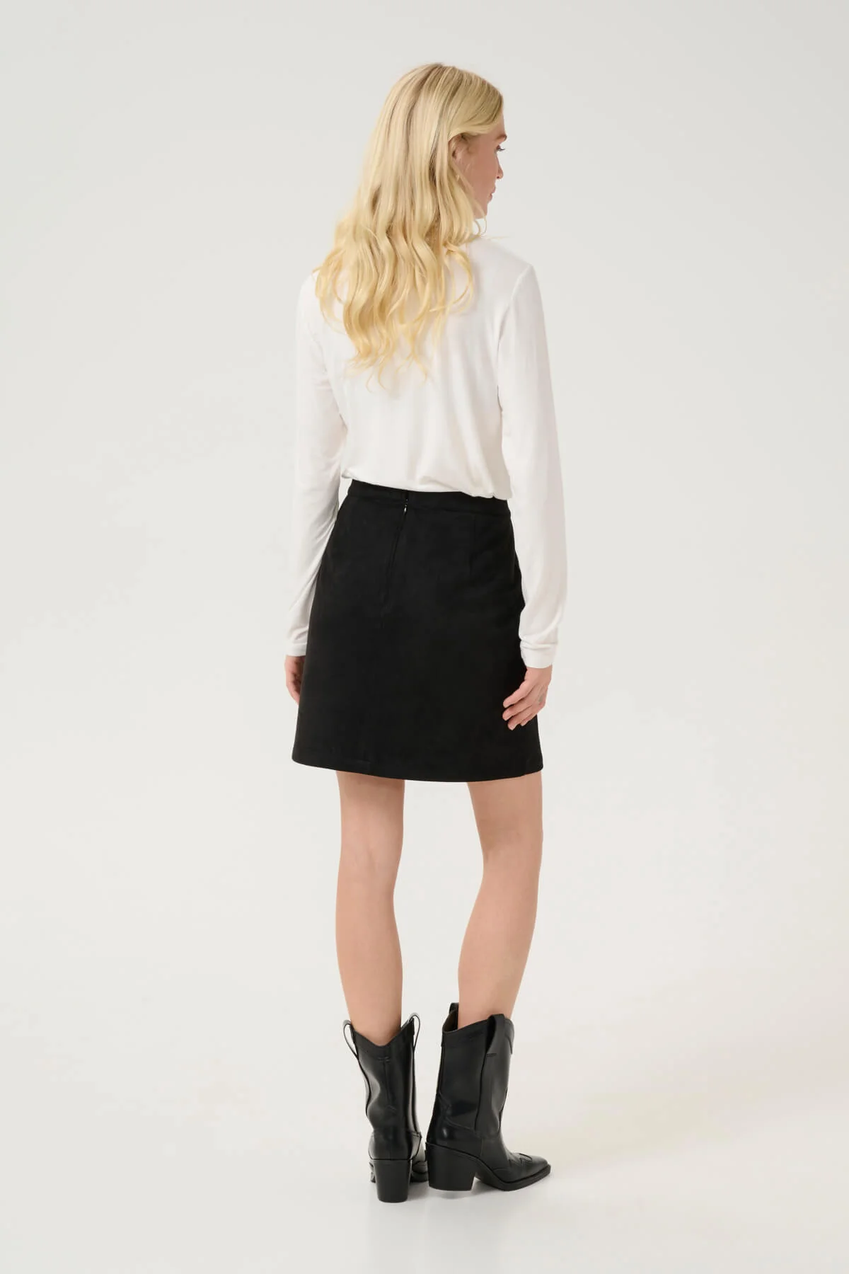 Culture Naisten Hame, CULISETTE SKIRT Black - Image 2
