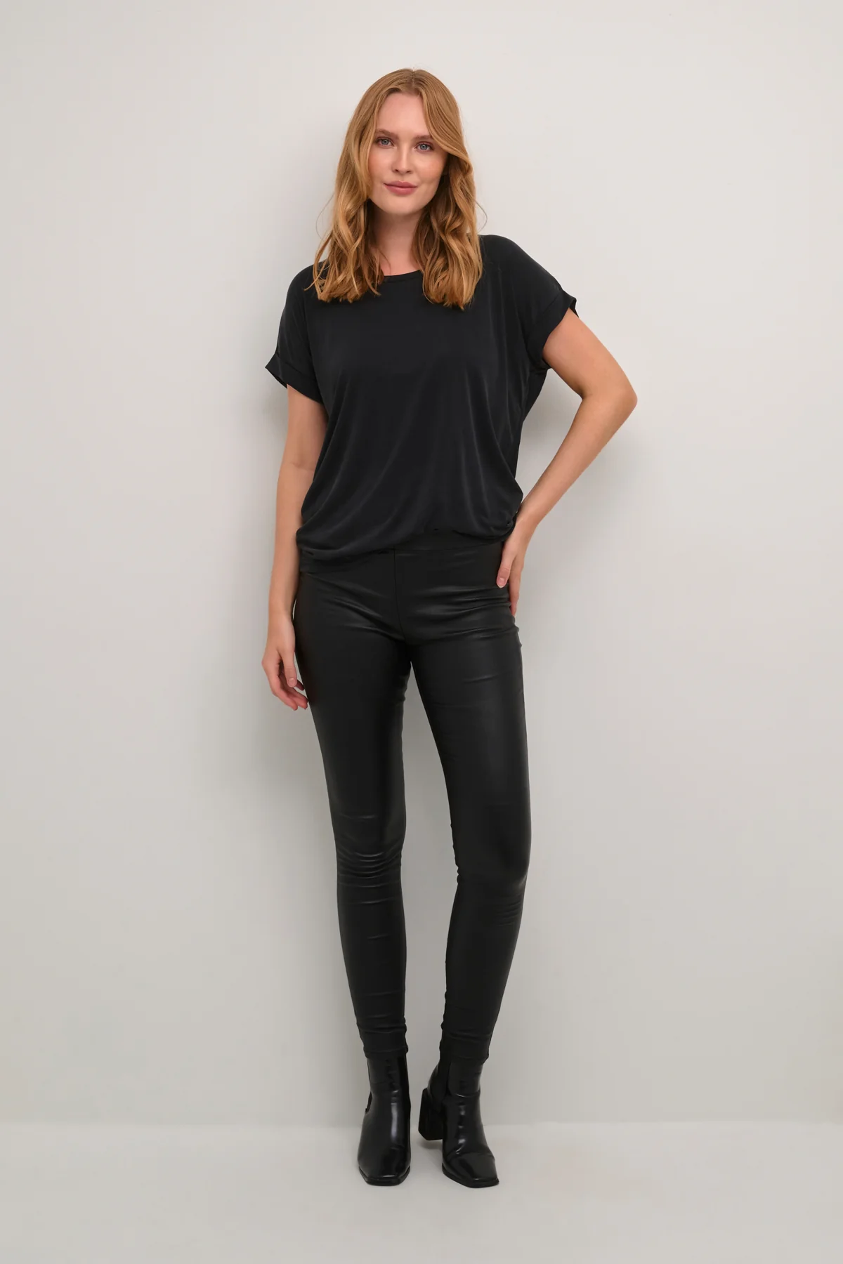 Culture naisten leggingsit, CUBETTINE LEGGINGS Black