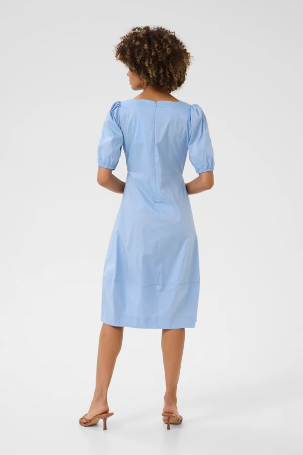 CULTURE, Naisten Mekko, ANTOINETT SS DRESS Forever Blue - Image 2
