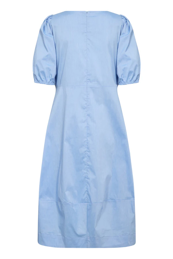 CULTURE, Naisten Mekko, ANTOINETT SS DRESS Forever Blue - Image 4